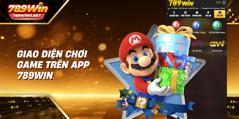 Giao diện chơi game trên app 789win