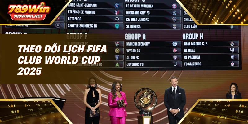 Theo dõi lịch FIFA Club World Cup 2025