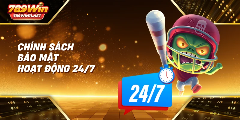Chính sách bảo mật bảo mật hoạt động 24/7