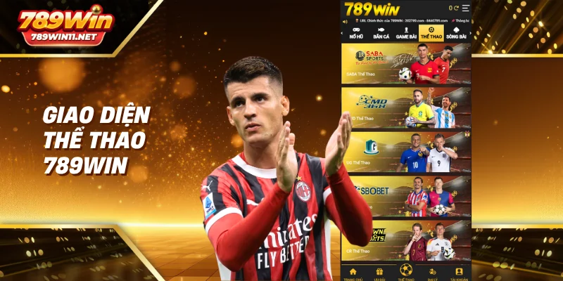 Giao diện thể thao 789win