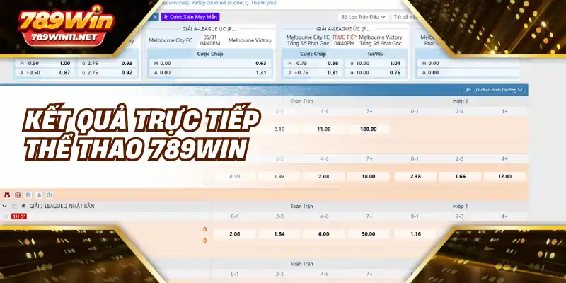 Kết quả trực tiếp thể thao 789win